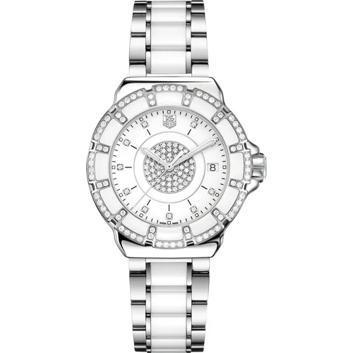 Formula 1 Quartz 37 Stainless Steel / Diamond / White - Diamond / Bracelet — reloj