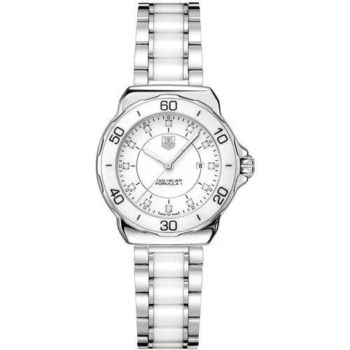 Formula 1 32 Stainless Steel / White - Diamond / Bracelet — reloj