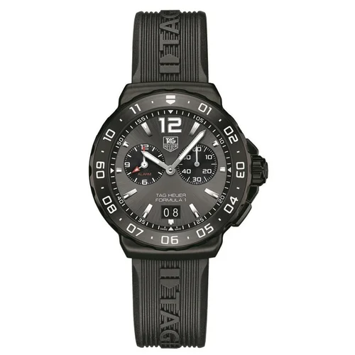 Formula 1 Alarm 42 Titanium PVD / Black / Rubber — reloj