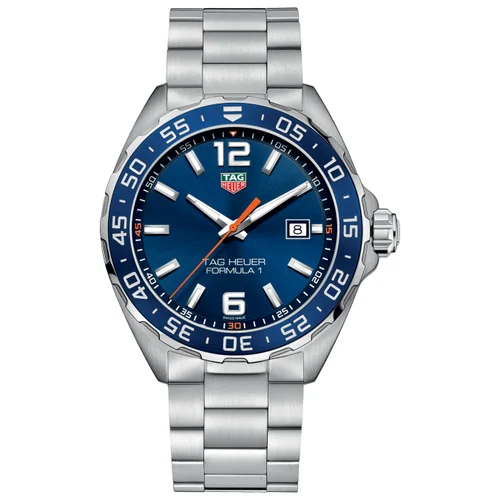 Formula 1 Quartz 43 Stainless Steel / Blue / Bracelet — reloj