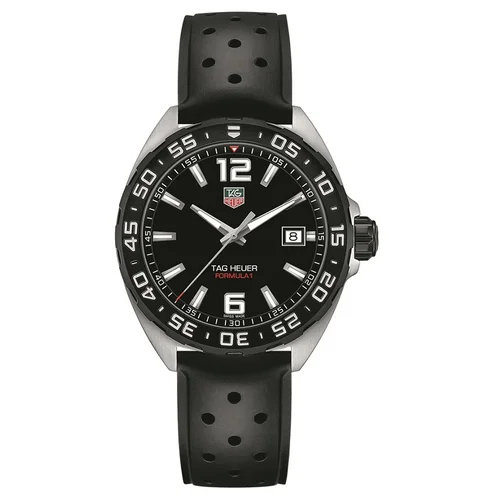 Formula 1 Quartz 41 Stainless Steel / Black / Rubber — reloj