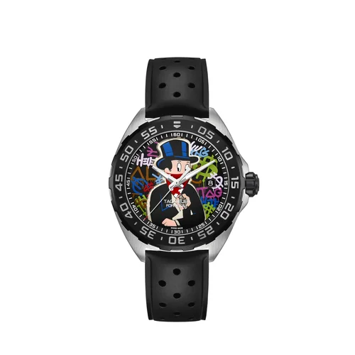 Formula 1 Quartz 41 Stainless Steel / Alec Monopoly / Rubber — reloj