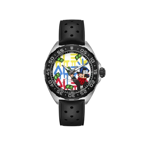 Formula 1 Quartz 41 Stainless Steel / Alec Monopoly / Rubber — reloj