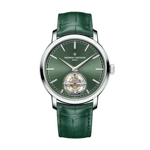 Traditionnelle Tourbillon Platinum / Green